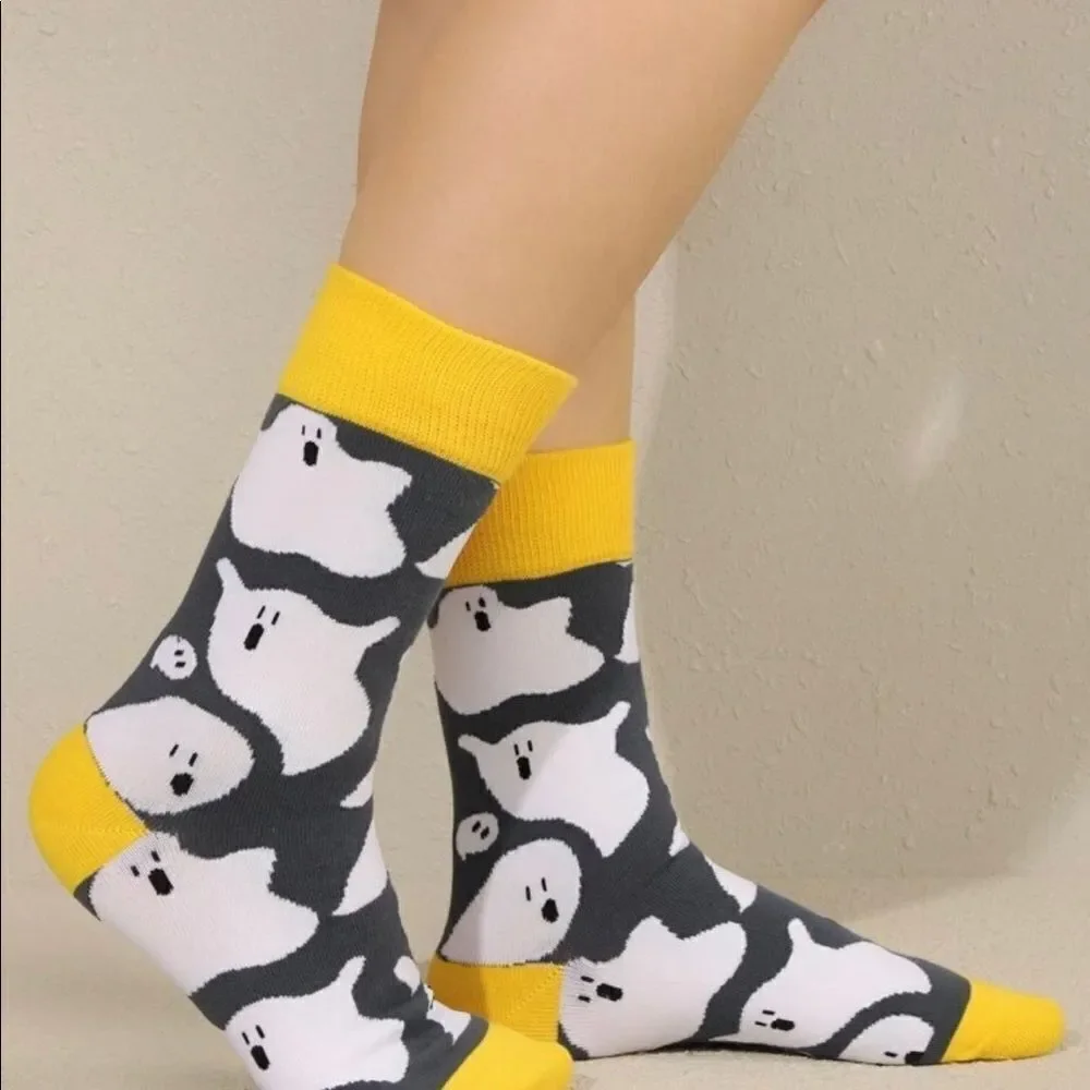 Ghost Halloween Socks